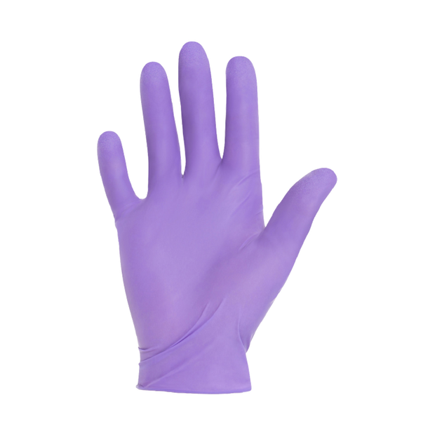 PURPLE NITRILE Exam Glove, Single, Sterile, Box of 100