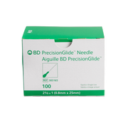 21G x 1" - BD305165 PrecisionGlide Hypodermic Needle, Box of 100