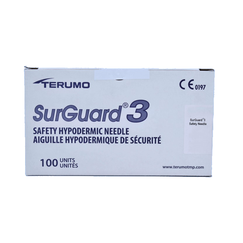 Terumo Surgard3 Safety Needle 25g x 1 inch SG3-2525 Case