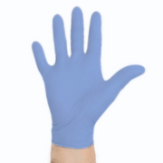 AQUASOFT Blue Nitrile Exam Glove Halyard