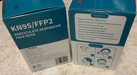 FFP2 KN95 Face Mask Box of 10 Pieces